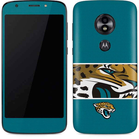 NFL Jacksonville Jaguars Zone Block Moto E5 Play Skin